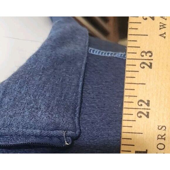 Pebble Beach Performance‎ Men's Medium Blue 1/4 Zip Golf Pullover - Picture 5 of 8